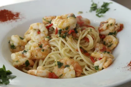 Viva! Recipe for Italian Pasta with Herbs and Shrimp