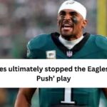 Referees ultimately stopped the Eagles' ‘Tush Push’ play