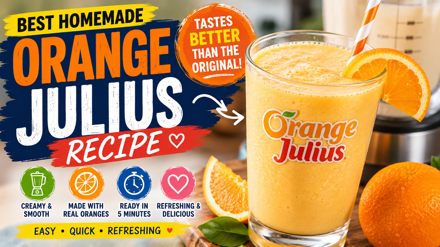 Orange Julius Recipe