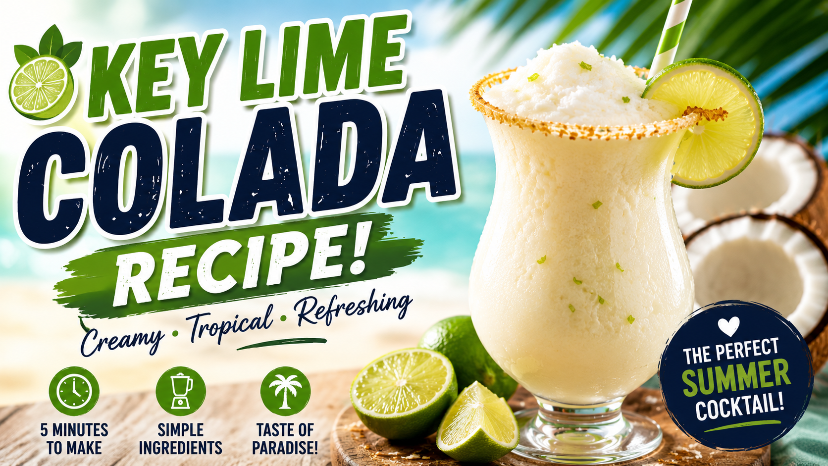 Key Lime Colada Recipe