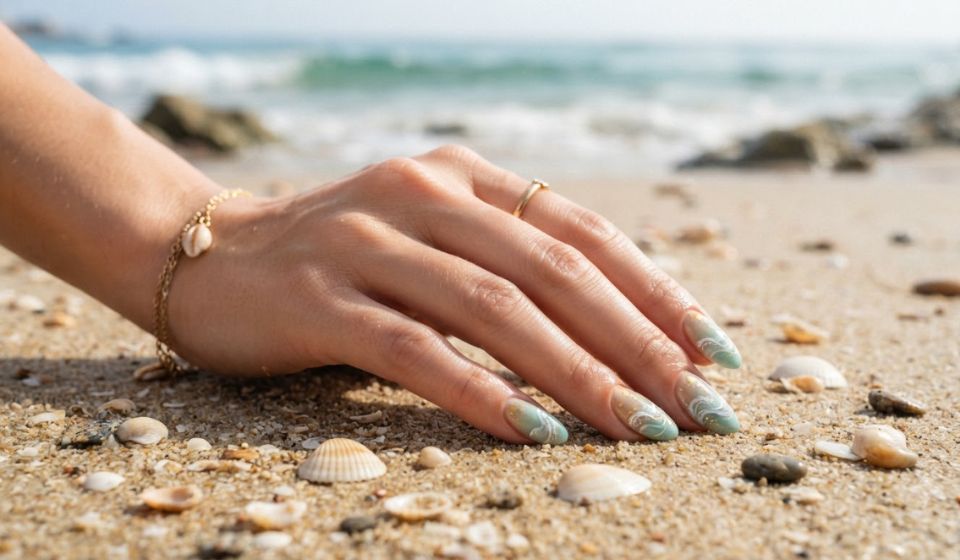 12 Beach-Inspired Surfside Nails You’ll Love