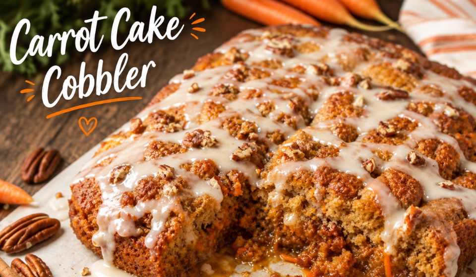 Bake This Cozy Carrot Cake Cobbler in 30 Minutes