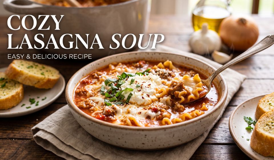 Cozy Lasagna Soup Recipe