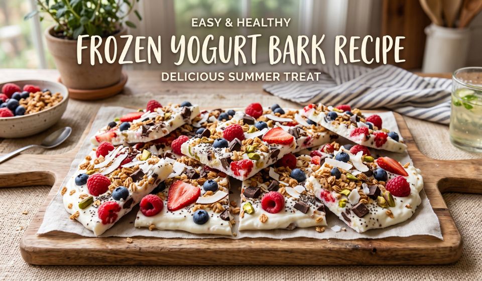 Frozen Yogurt Bark Recipe