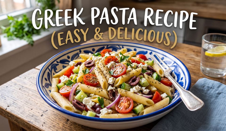 Greek Pasta Recipe (Easy & Delicious)