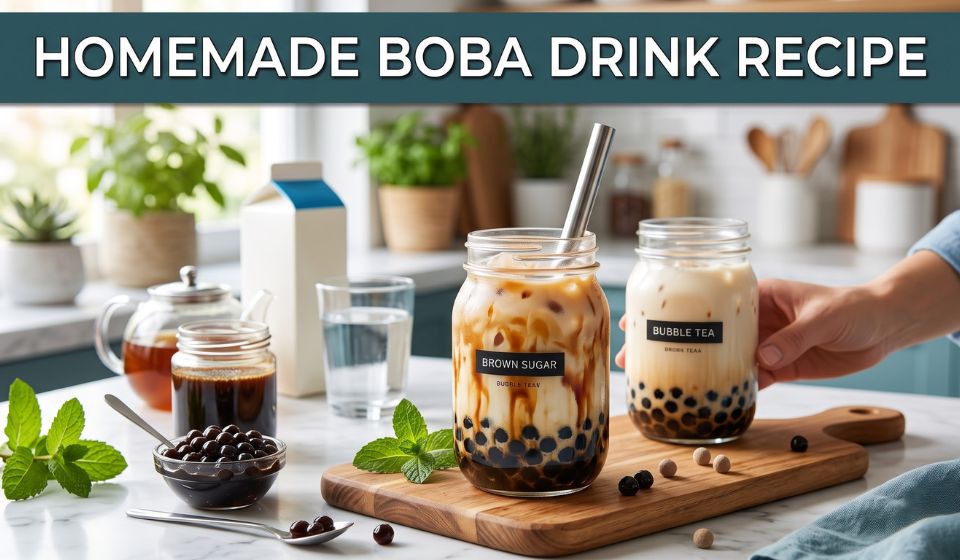 Homemade Boba Drink Recipe