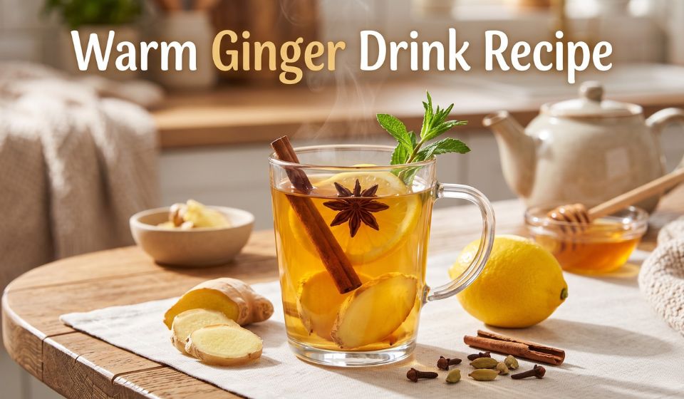 Warm Ginger Drink Recipe