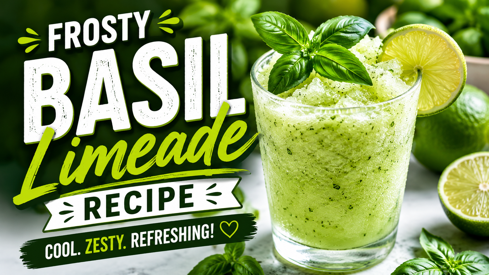 Frosty Basil Limeade Recipe