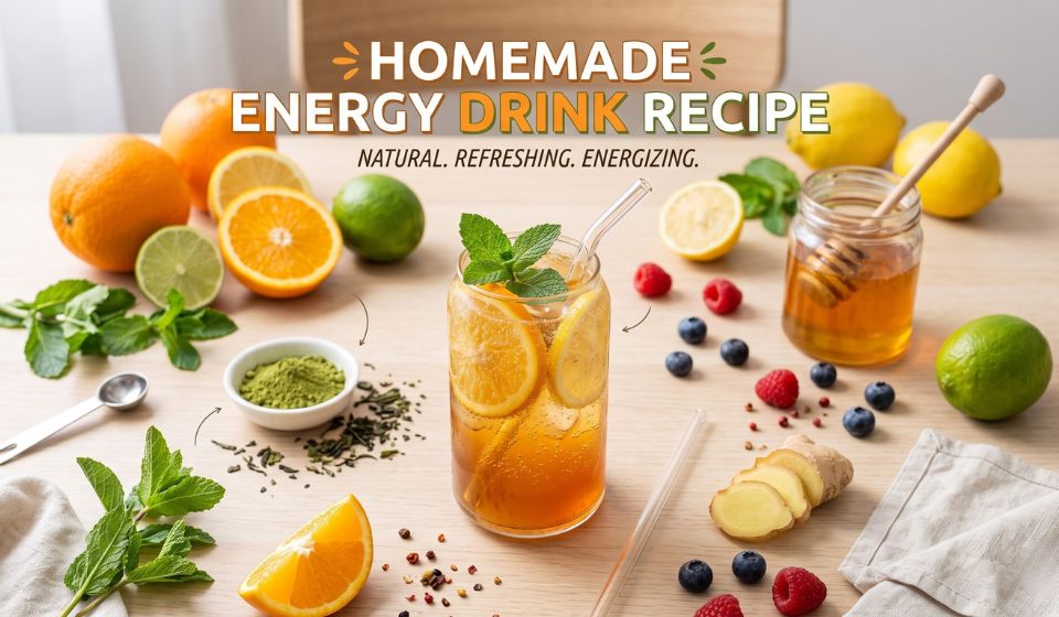 Homemade Energy Drink Recipe