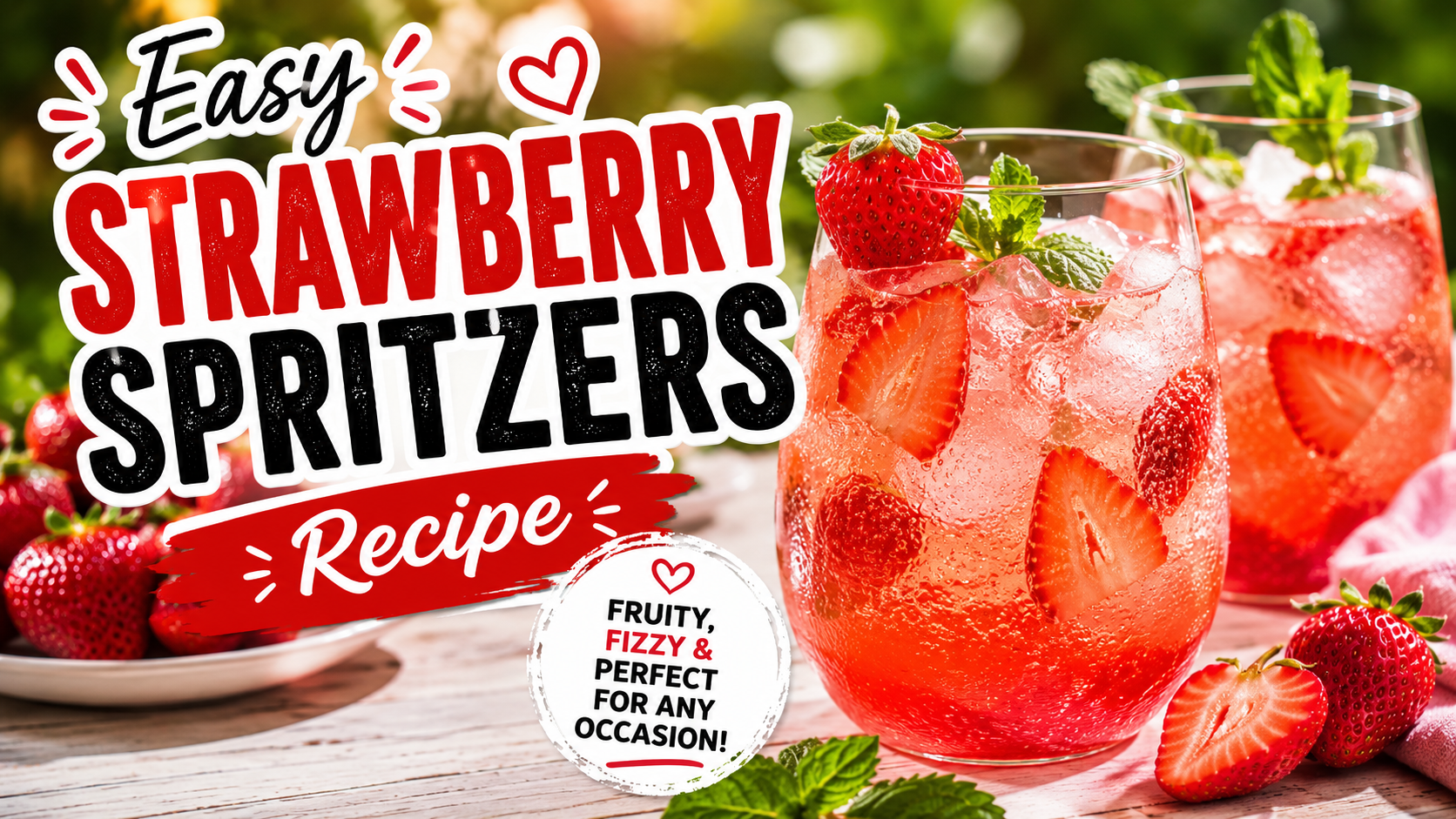 Strawberry Spritzers Recipe
