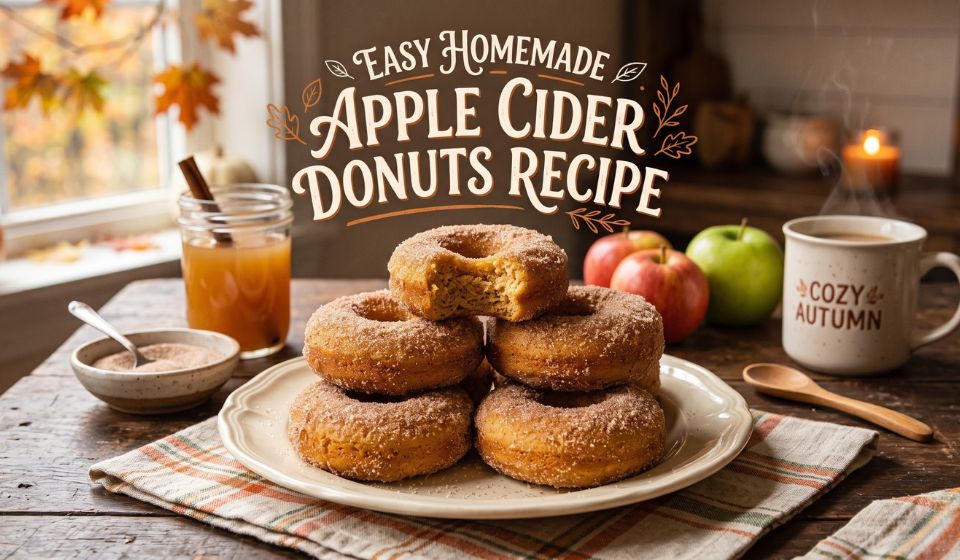 Easy Homemade Apple Cider Donuts Recipe – Better Than Store-Bought