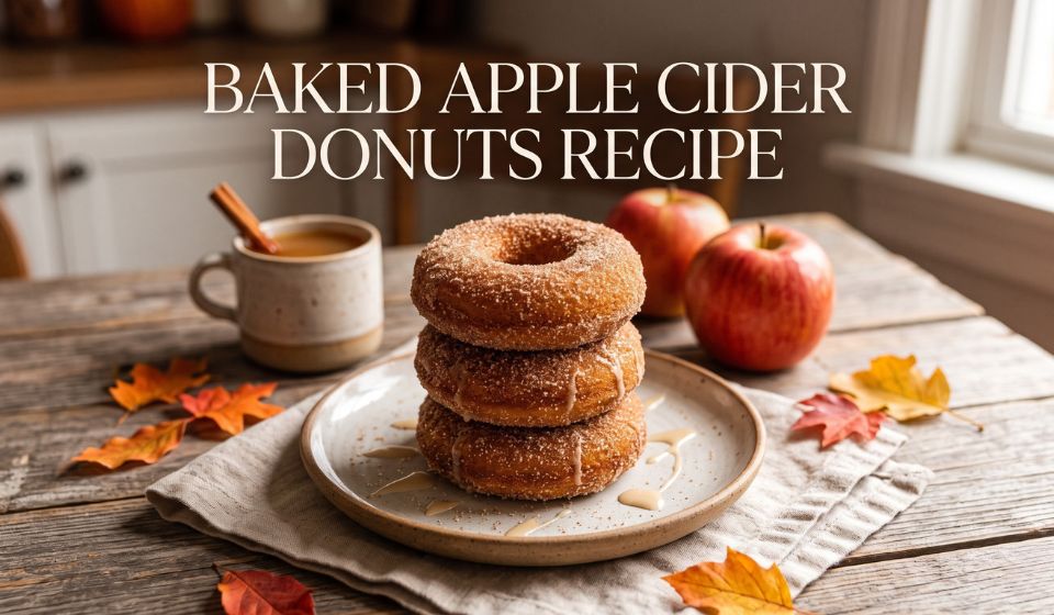 Baked Apple Cider Donuts Recipe: Soft, Moist & Full of Flavor