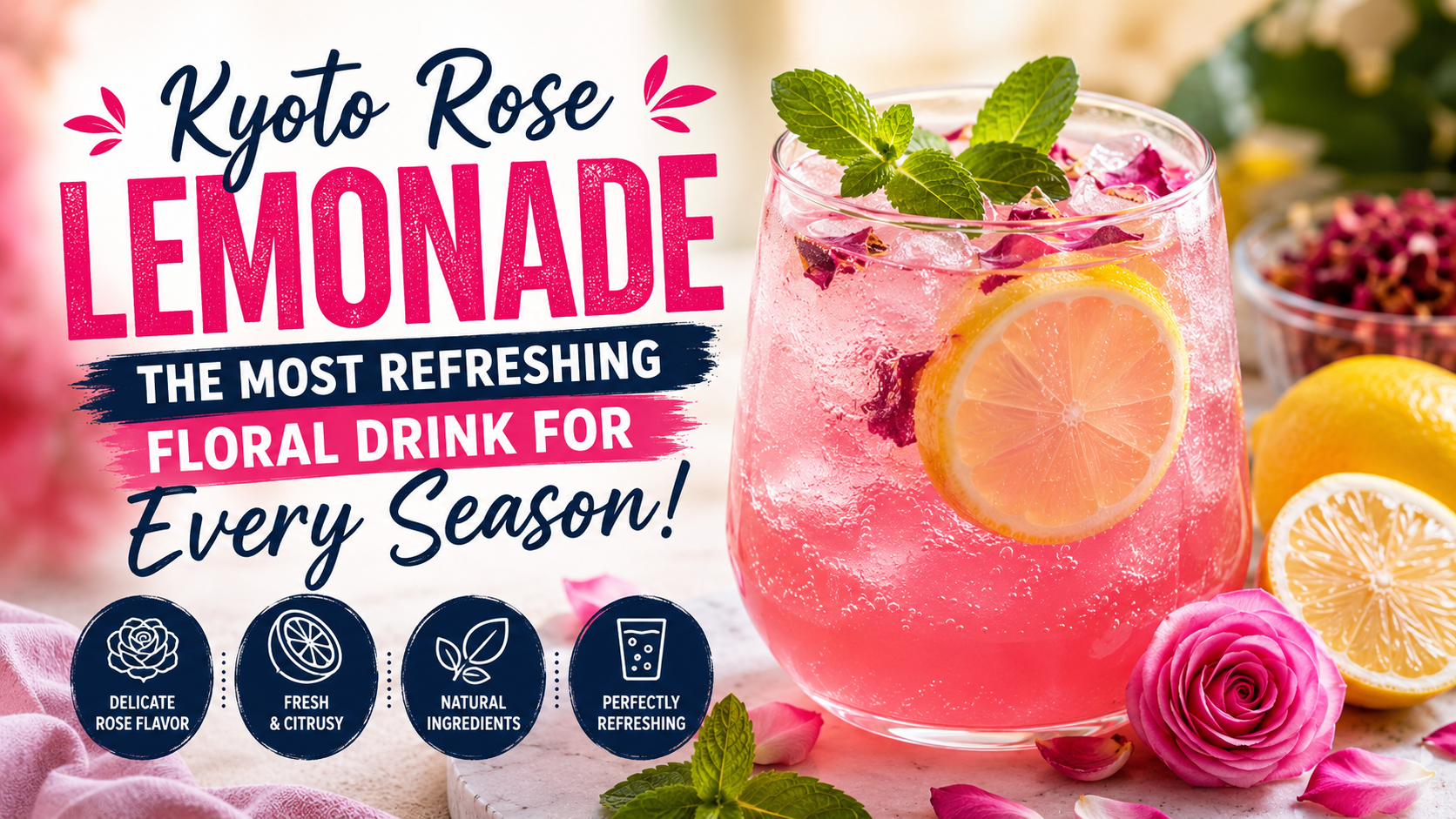 Kyoto Rose Lemonade Recipe