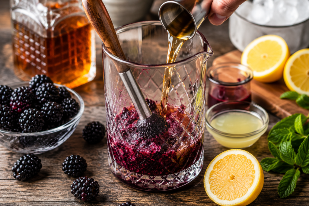 Blackberry Bourbon Lemonade
