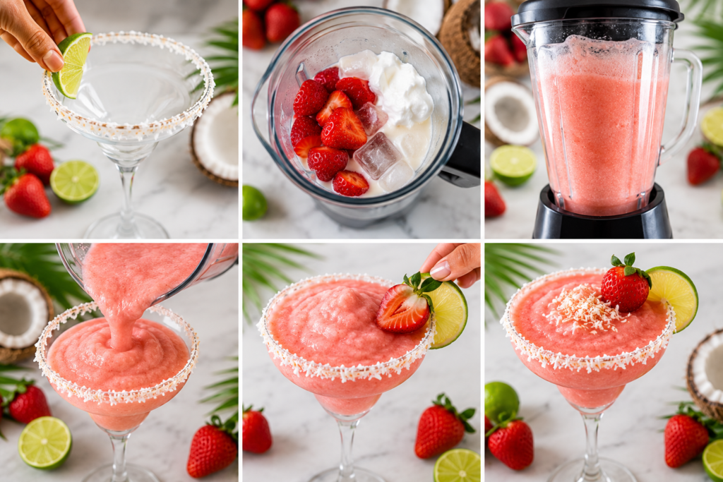 Strawberry Coconut Margarita