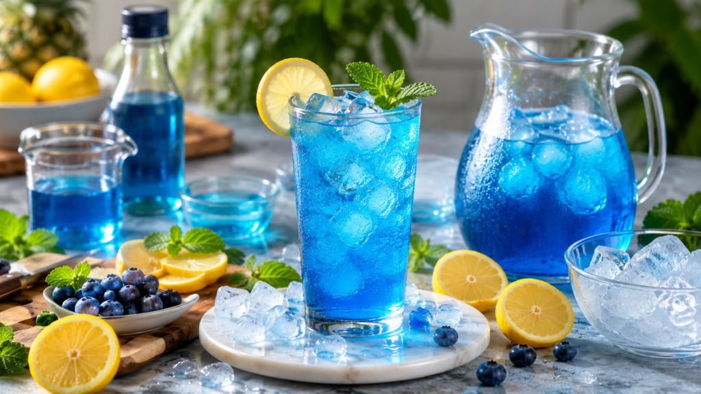 Cool Blue Drinks