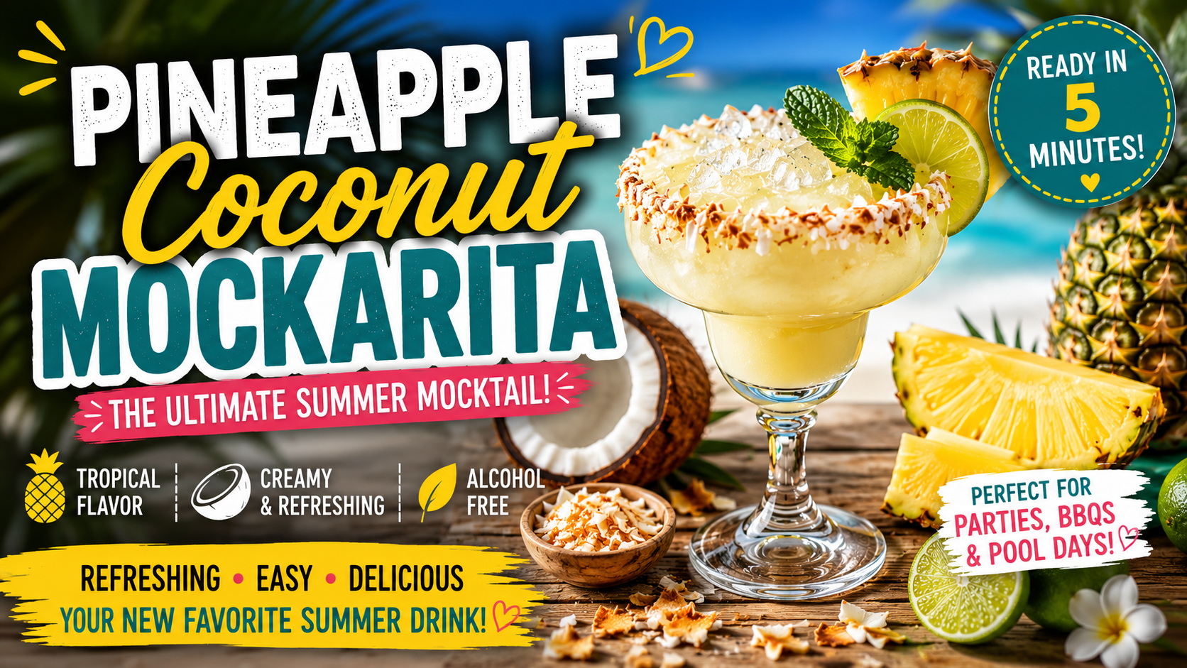 Pineapple-coconut-Mockarita-summer-mocktail-recipe