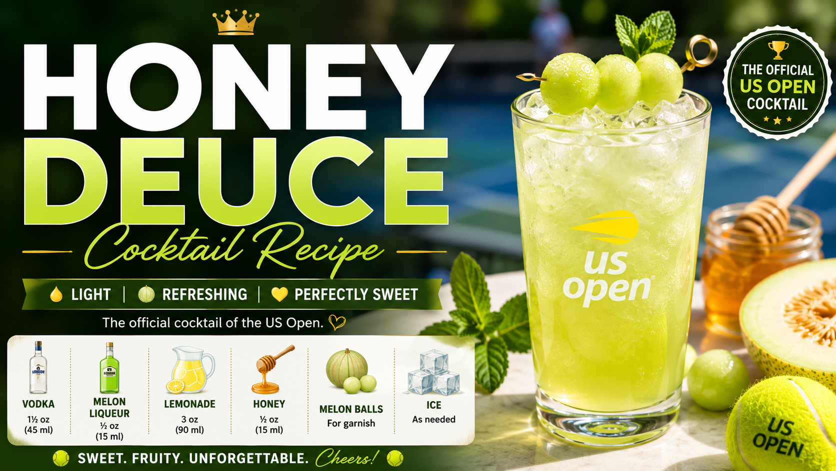Honey Deuce Cocktail Recipe