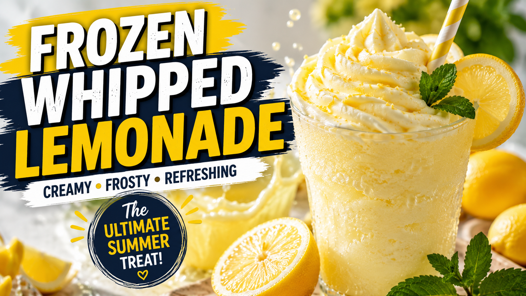 Frozen Whipped Lemonade Recipe