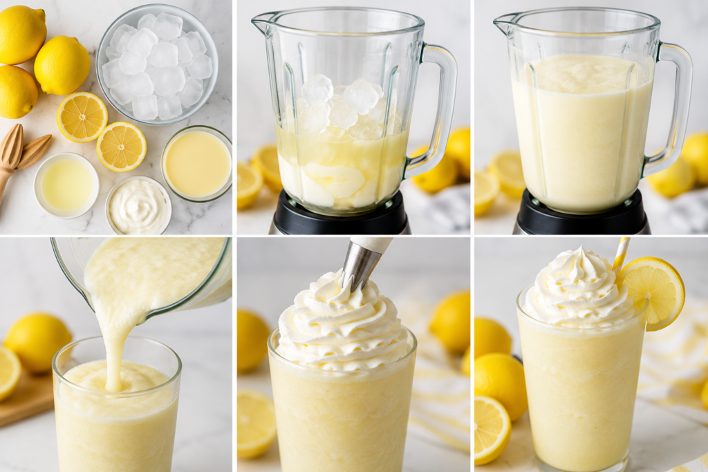 Frozen Whipped Lemonade