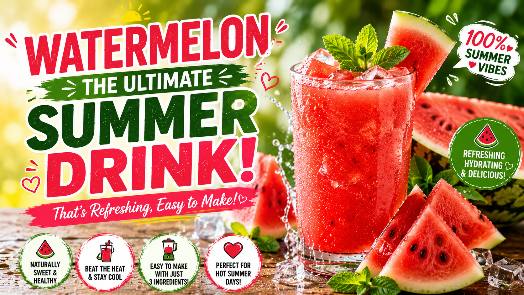 Watermelon The Ultimate Summer Drink That’s Refreshing Easy to Make
