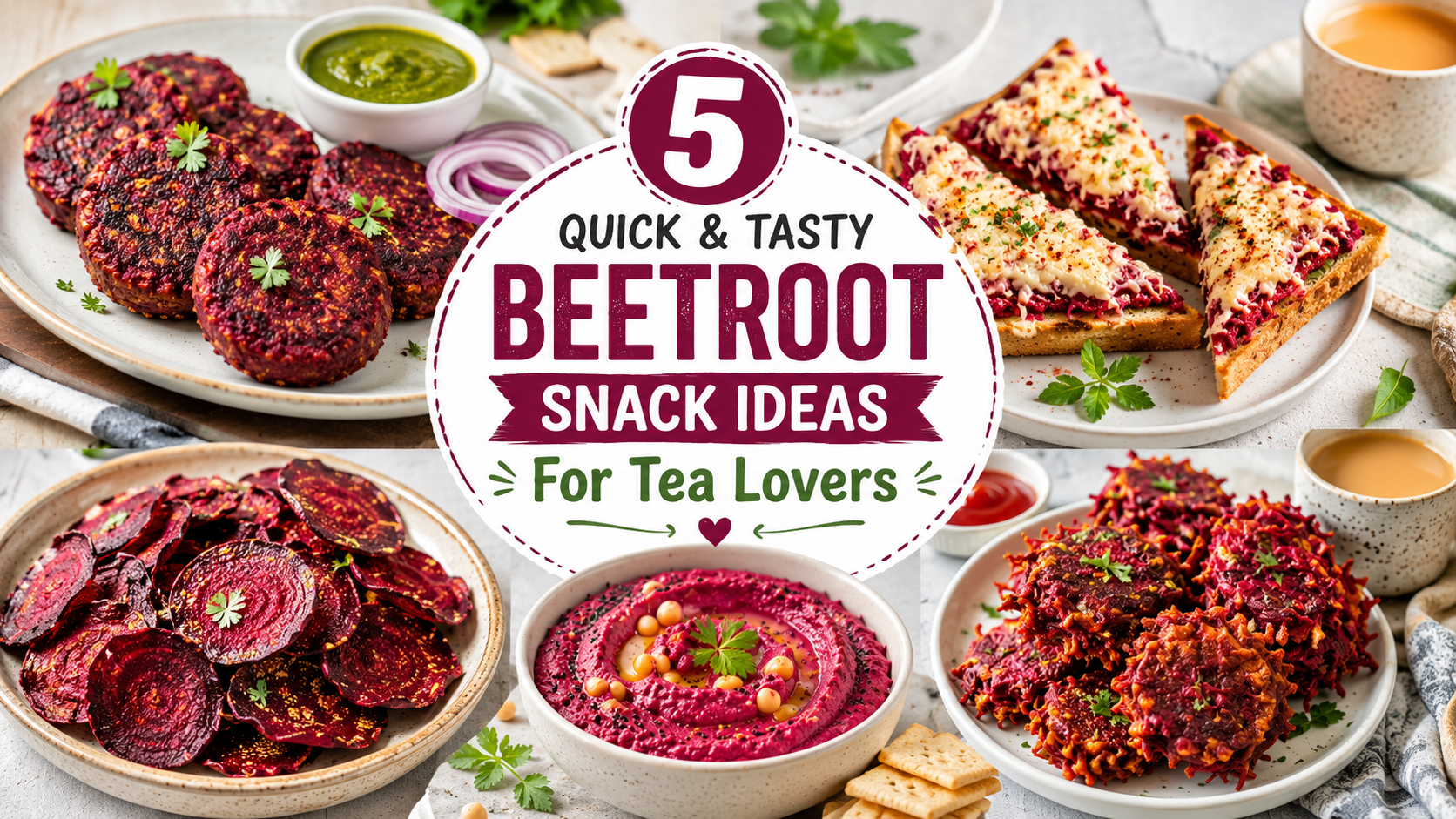 5 Quick and Tasty Beetroot Snacks for Tea Time