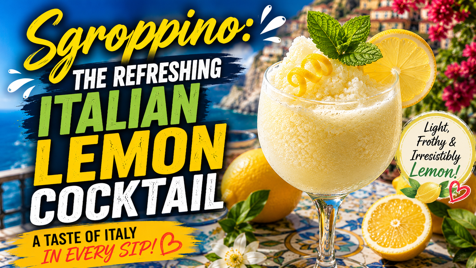 Refreshing Italian Lemon Cocktail