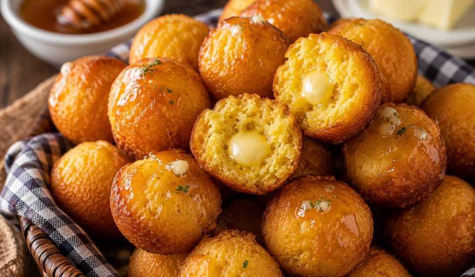Southern Honey Butter Cornbread Bites Ready in 30 Minutes