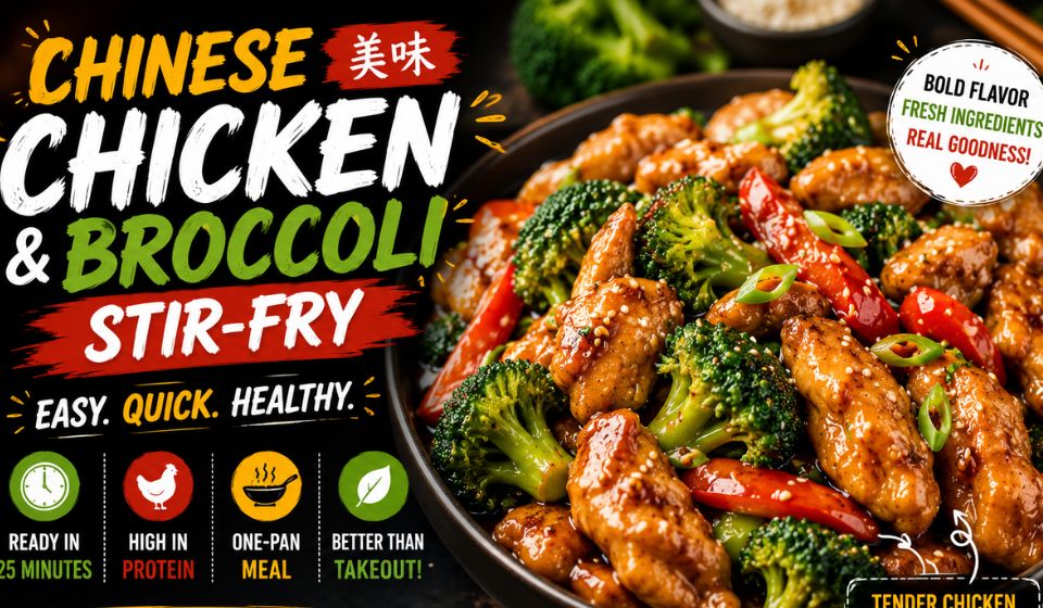Chinese Chicken and Broccoli Stir-Fry: An Easy Takeout-Style Dinner at Home