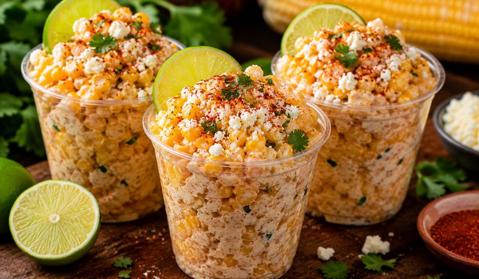 Easy Esquites Recipe – Creamy Mexican Street Corn in a Cup