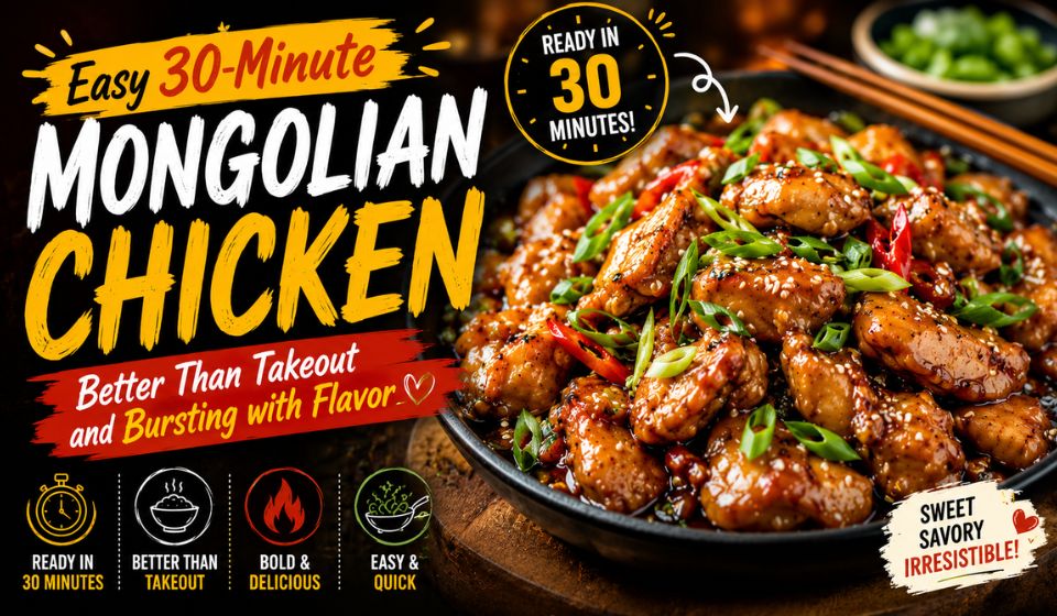 Easy 30-Minute Mongolian Chicken: Better Than Takeout and Bursting with Flavor