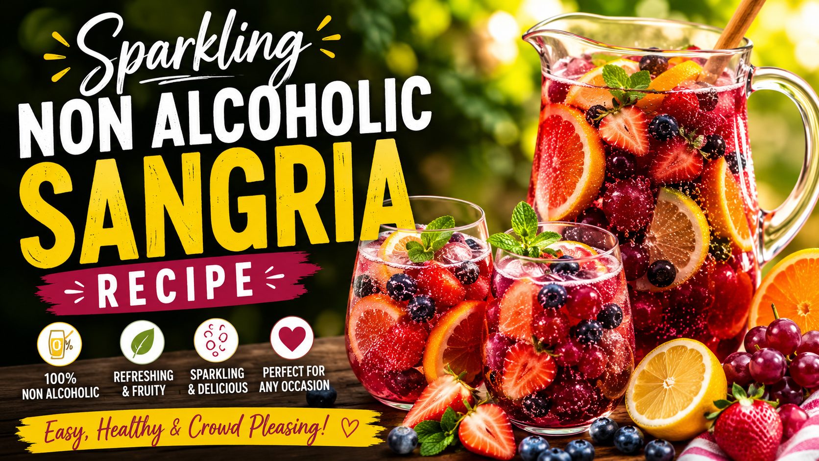 Sparkling Non Alcoholic Sangria Recipe
