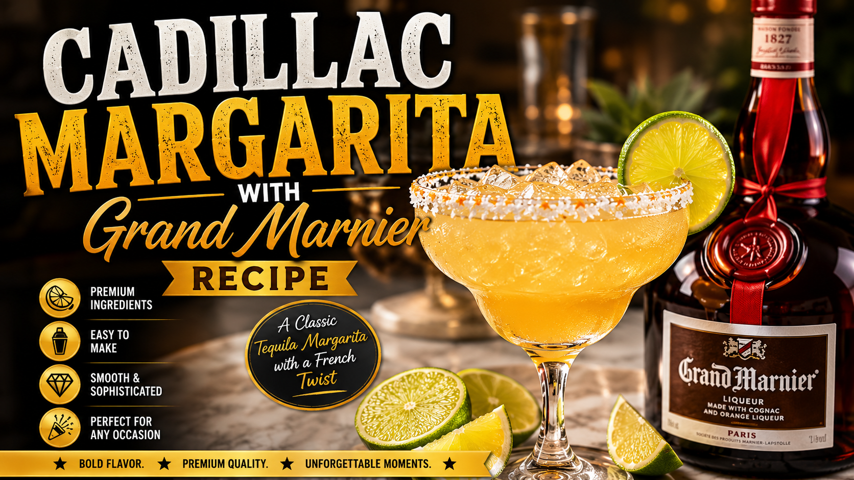 Cadillac Margarita with Grand Marnier Recipe