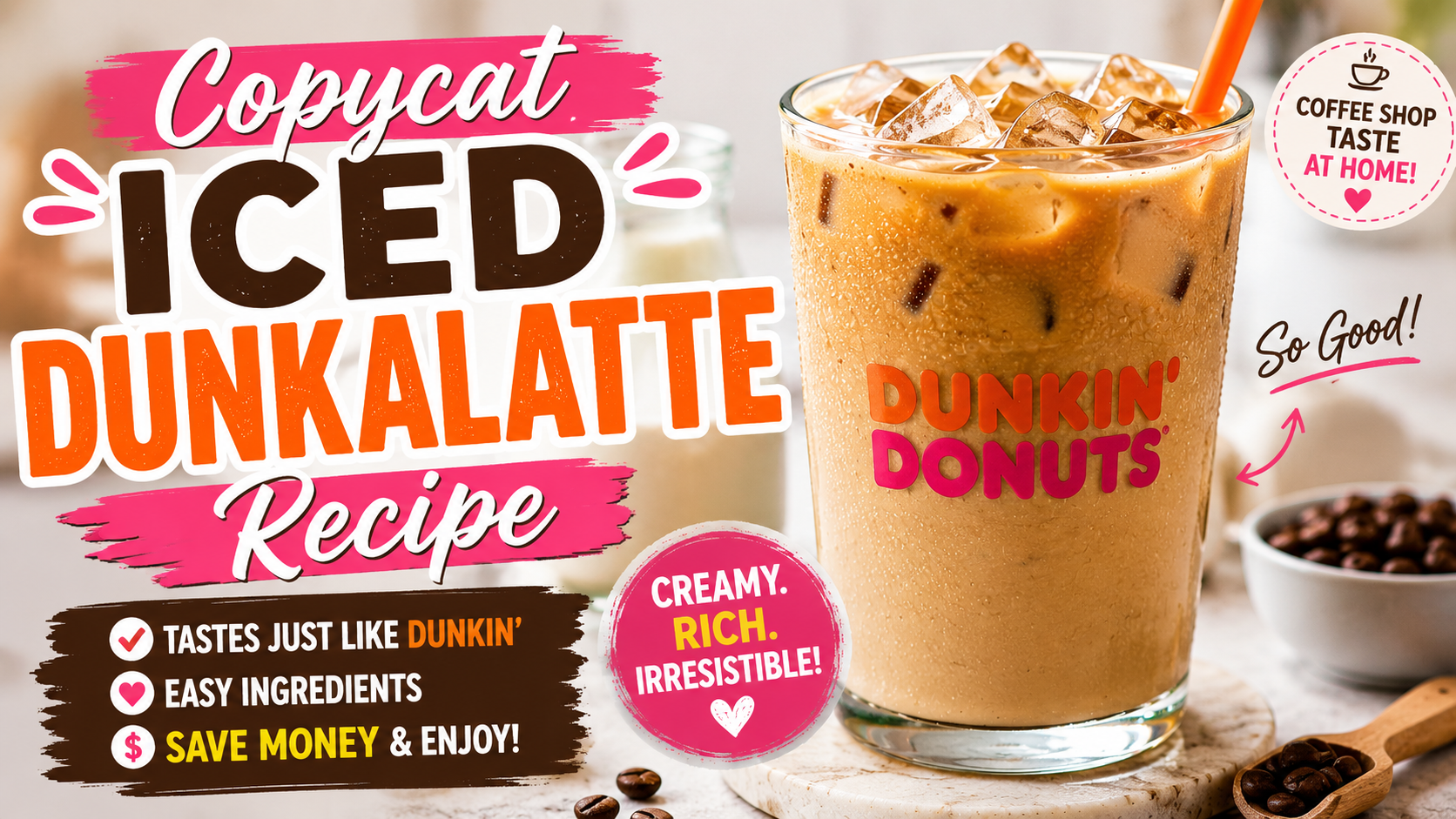 Copycat Iced Dunkalatte Recipe
