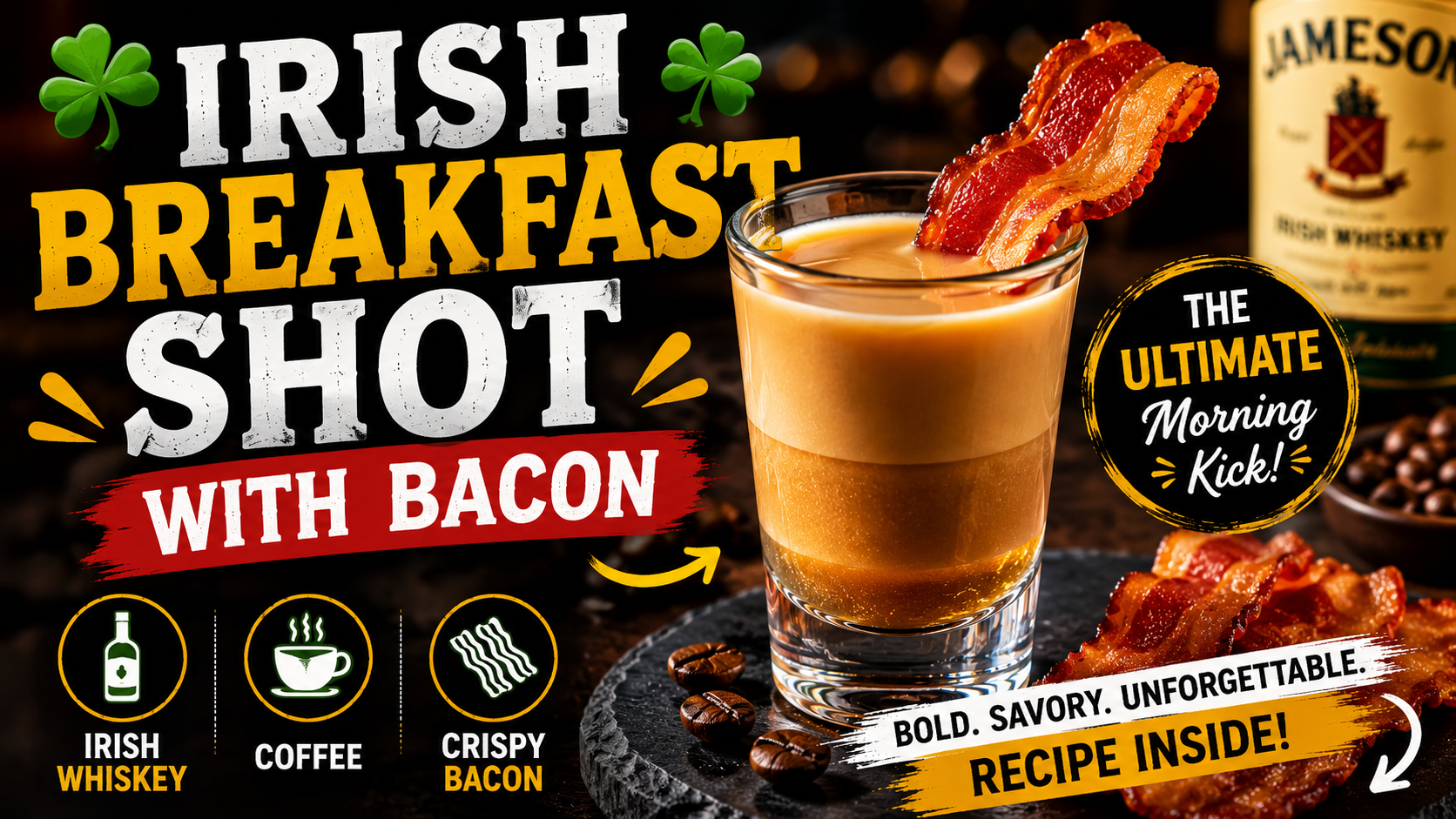 Irish Breakfast Shot with Bacon Recipe