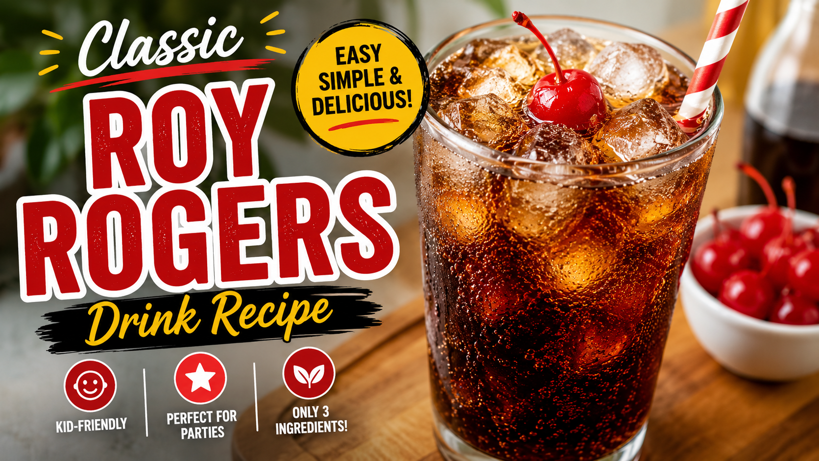 Roy Rogers Drink Recipe – Easy Classic Cherry Cola Mocktail Ready in 5 Minutes