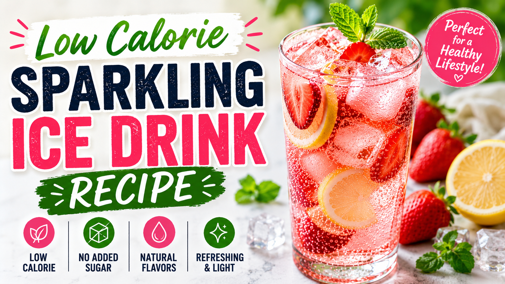 Low Calorie Sparkling Ice Drink Recipe
