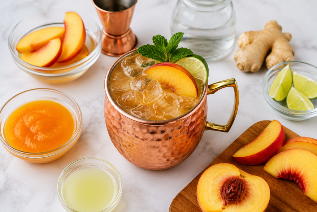 Peach Moscow Mule Recipe