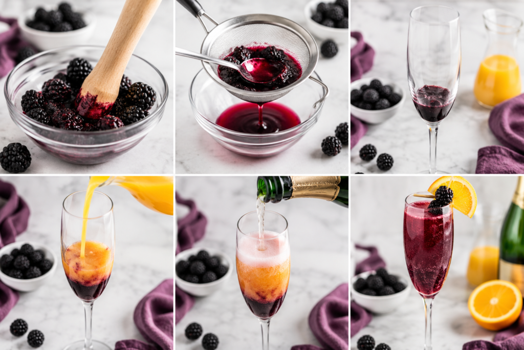 Blackberry Mimosas Recipe