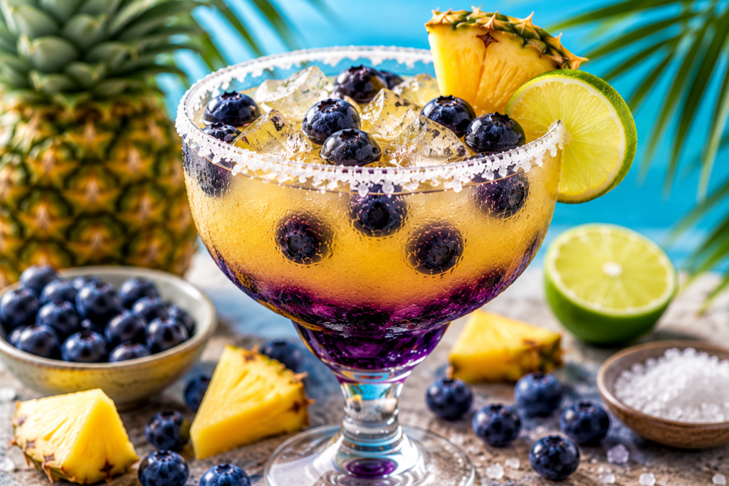 Pineapple Blueberry Margarita Recipe