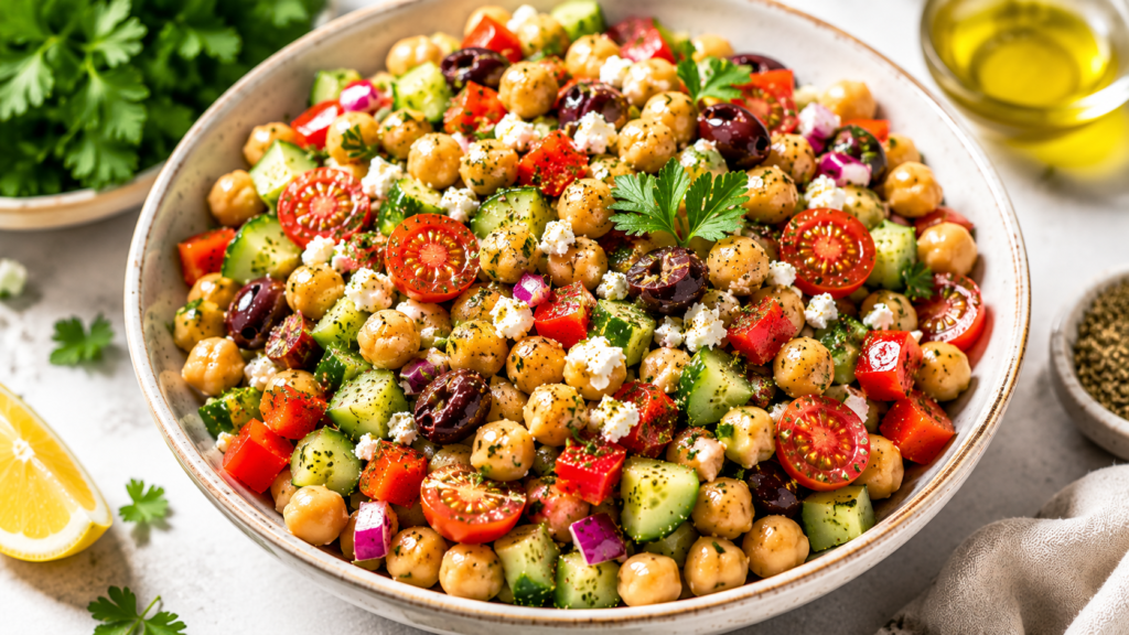 Mediterranean Chickpea Salad