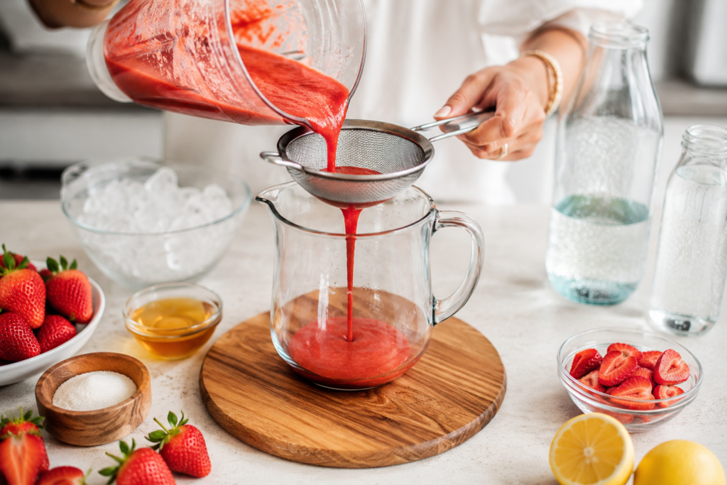 Strawberry Spritzers Recipe