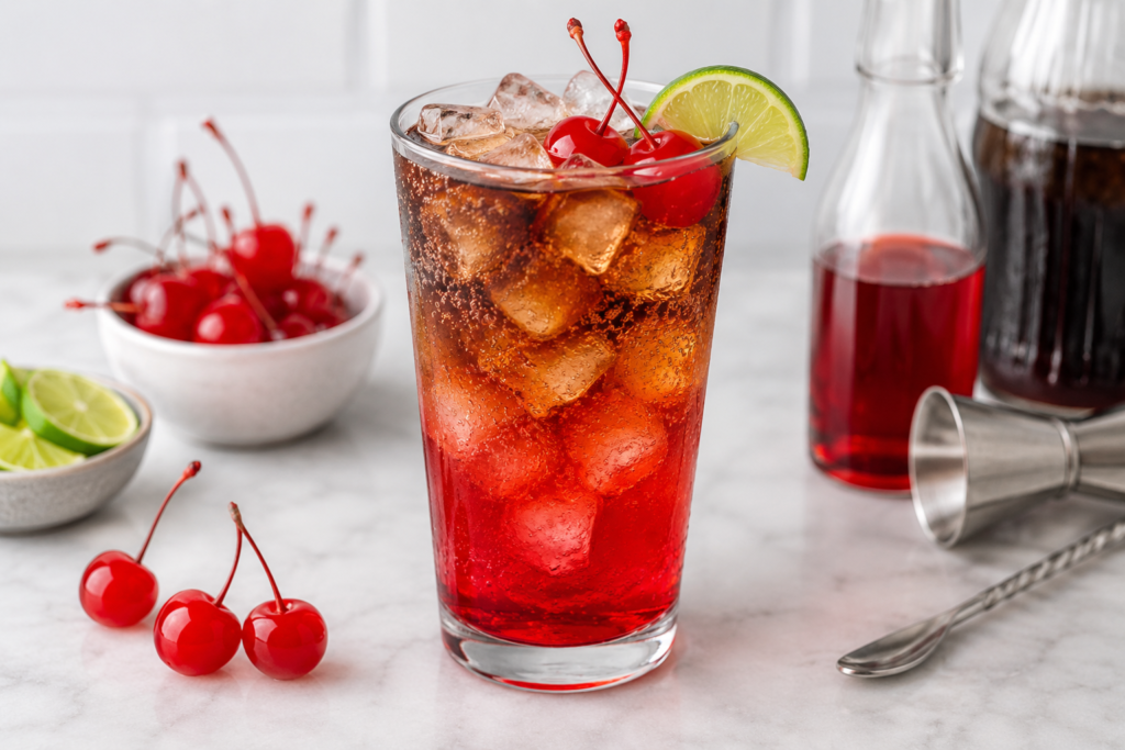 Roy Rogers Drink Recipe – Easy Classic Cherry Cola Mocktail Ready in 5 Minutes