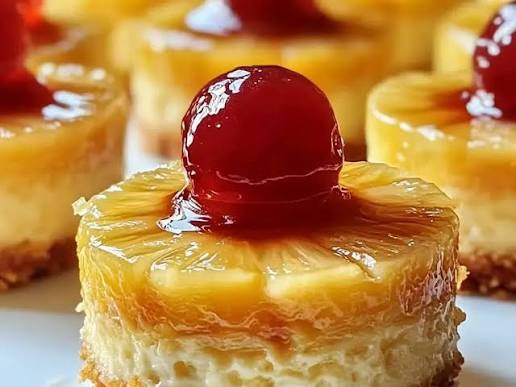 The Best Mini Pineapple Upside-Down Cheesecake Recipe