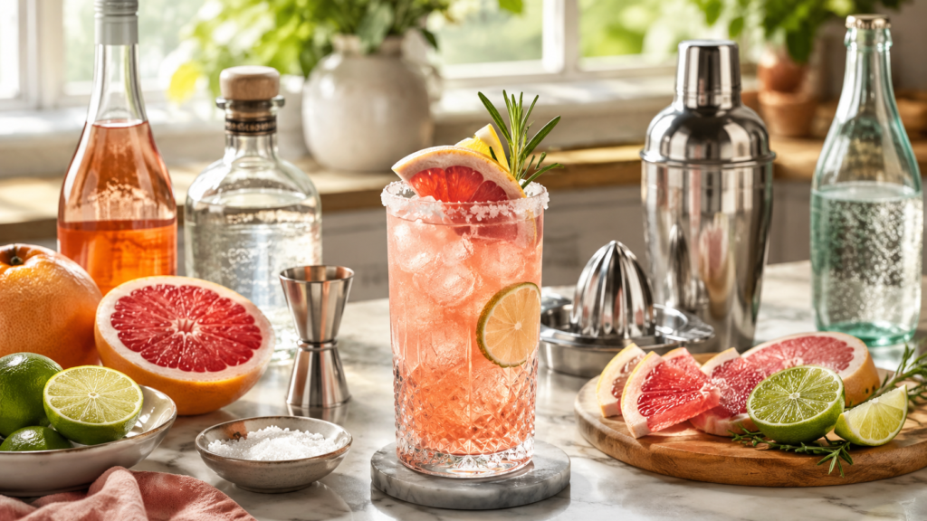 Vibrant Rosé Paloma Recipe