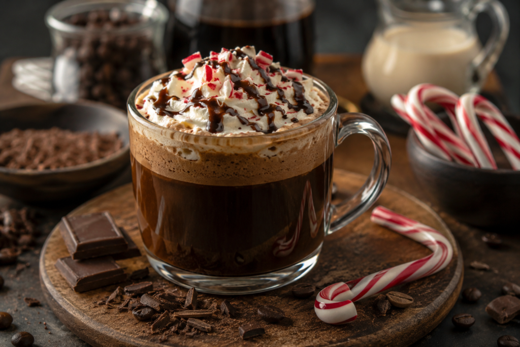 Peppermint Mocha Cocktail Coffee Drink Recipe