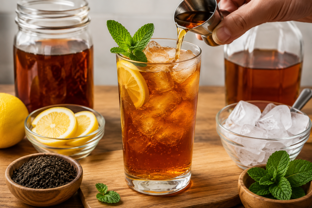 Simple Sweet Tea and Bourbon Recipe