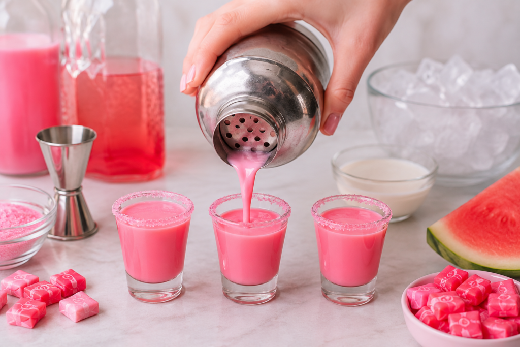 Pink Starburst Shots Recipe