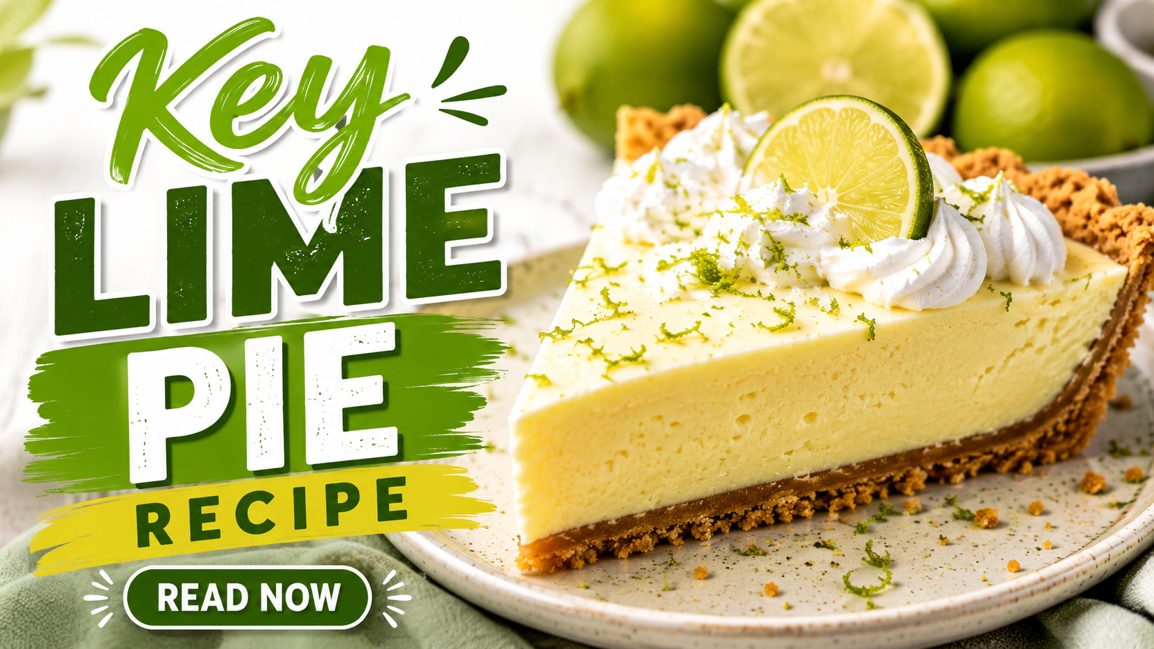 Key Lime Pie Recipe – Easy, Creamy & Classic Homemade Dessert
