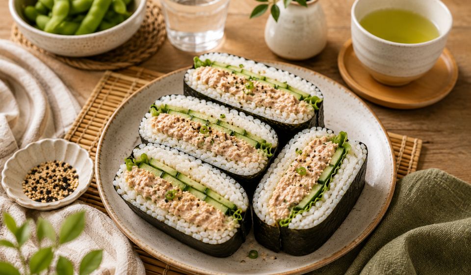 Tuna Mayo Onigirazu (Sushi Sandwich) Recipe
